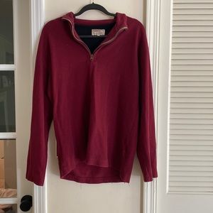 Wine colored grandpa top